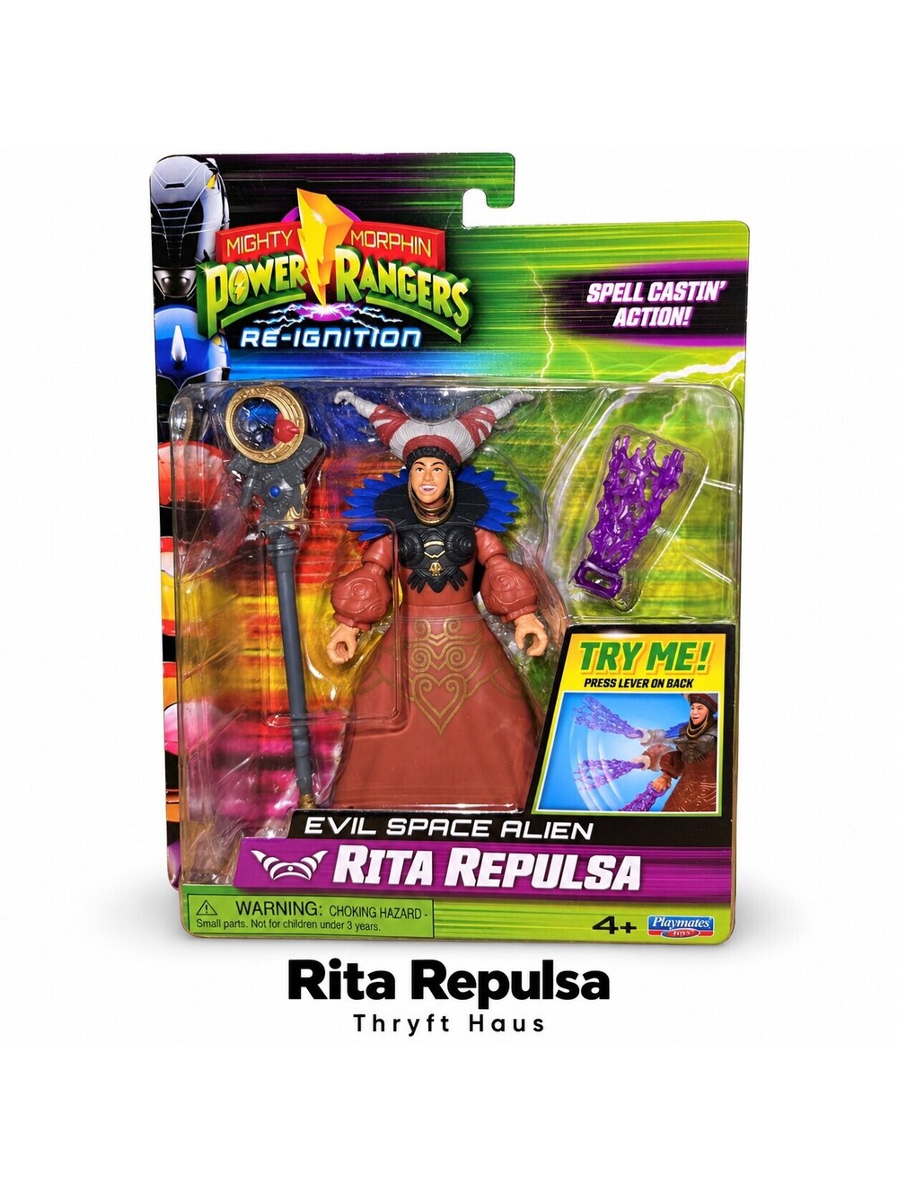 Mighty Morphin Power Rangers Re-Ignition Rita Repulsa Action Figure